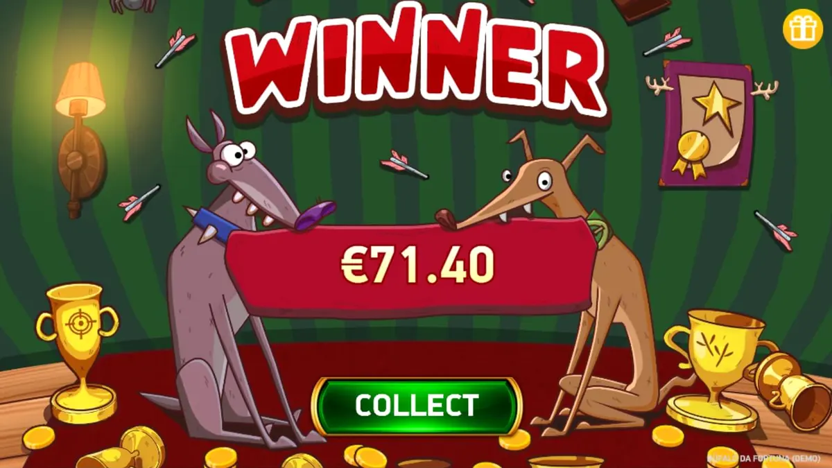 Buffalo da Fortuna slot machine interface na may 3x3 grid at American frontier theme